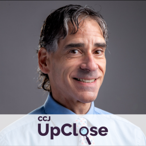 UpClose logo with headshot of Alex Piquero