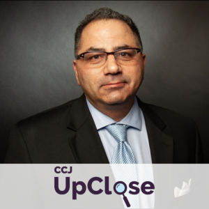 UpClose logo with headshot of David Safavian