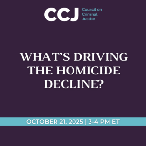 What's Driving the Homicide Decline Webinar