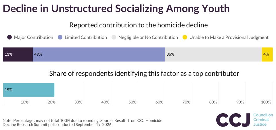 Decline in Unstructured Socializing Among Youth